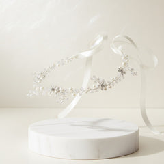 ATHENA COLLECTION - DELICATE DECO HAIR VINE - SILVER HP190
