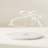 ATHENA COLLECTION - DELICATE DECO HAIR VINE - SILVER HP190