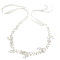 ATHENA COLLECTION - DELICATE DECO HAIR VINE - SILVER HP190