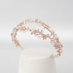 ATHENA COLLECTION - ENCHANTMENT VINE HEADBAND AHB75 ROSE GOLD