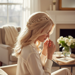ATHENA COLLECTION - PRETTY CHIC HAIR VINE - HP189 SILVER