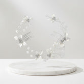 ATHENA COLLECTION - PRETTY CHIC HAIR VINE - HP189 SILVER