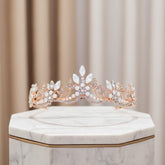 ATHENA COLLECTION - ETERNAL LUXE TIARA - AHB66 ROSE GOLD