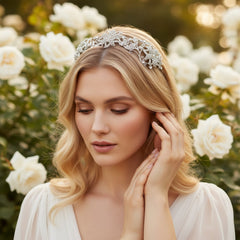ATHENA COLLECTION - VINTAGE LUXE HEADBAND - AHB102 ANTIQUE GOLD