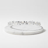ATHENA COLLECTION - LUXE FRESHWATER PEARL HEADBAND - AHB62 SILVER