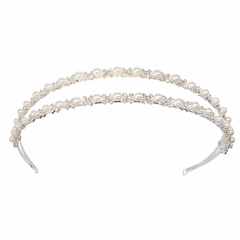 ATHENA COLLECTION - DAINTY DIVA HEADBAND - AHB91 SILVER