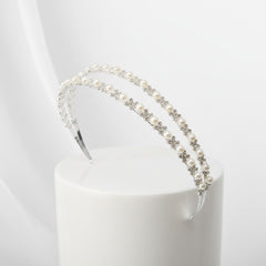 ATHENA COLLECTION - DAINTY DIVA HEADBAND - AHB91 SILVER