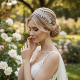 CUBIC ZIRCONIA COLLECTION - BEDAZZLE STARLET HEADPIECE - AHB88