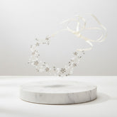 ATHENA COLLECTION - LUSH CRYSTAL HAIR VINE- HP191 SILVER
