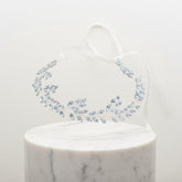 ATHENA COLLECTION - BLUE SPARKLE VINE - HP192 SILVER
