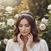 ATHENA COLLECTION - PRETTY CHIC HEADBAND - SILVER AHB104