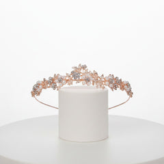 ATHENA COLLECTION - VINTAGE VINE HEADBAND - AHB101 ROSE GOLD