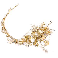 ATHENA COLLECTION - FLORAL ENCHANTMENT VINE - HP195 SILVE GOLD