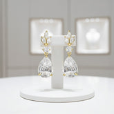 CUBIC ZIRCONIA COLLECTION - SIMPLY SPARKLE EARRINGS - CZER567 GOLD