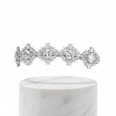 CUBIC ZIRCONIA COLLECTION - LUXE OPULENCE HAIR CLIP - CLIP761