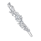 CUBIC ZIRCONIA COLLECTION - SHEER CRYSTAL HAIR CLIP - CLIP762