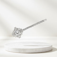 CUBIC ZIRCONIA COLLECTION - GLITZY GLAM HAIR CLIP - CLIP763