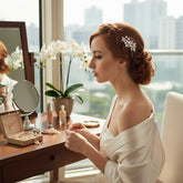 ATHENA COLLECTION - PRETTY PETITE HAIR COMB - HC224 SILVER