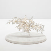 ATHENA COLLECTION - PEARLS OF EXTRAVAGANCE HEADPIECE - HC227 SILVER
