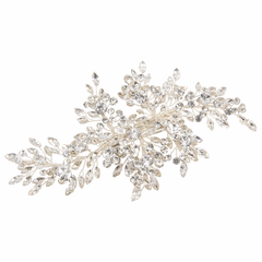 ATHENA COLLECTION - CRYSTAL EXTRAVAGANCE HEADPIECE - HC226 SILVER