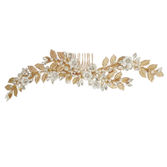 ATHENA COLLECTION - PRETTY EXTRAVAGANCE HAIR COMB - HC229GOLD
