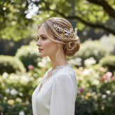 ATHENA COLLECTION - PRETTY EXTRAVAGANCE HAIR COMB - HC229GOLD