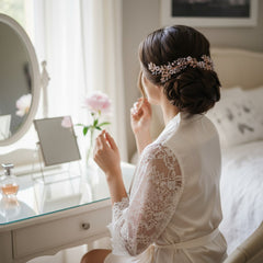 ATHENA COLLECTION - PRETTY EXTRAVAGANCE HAIR COMB - HC229 SILVER