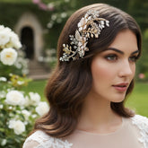 ATHENA COLLECTION - EXQUISITE PINK BLUSH HEADPIECE - HC232