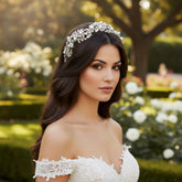 CUBIC ZIRCONIA COLLECTION - ENCHANTING PEARL HEADPIECE - AHB117