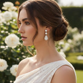 CUBIC ZIRCONIA COLLECTION - EXQUISITE STARLET EARRINGS - CZER616