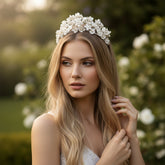ATHENA COLLECTION - EXQUISITE FLORAL TIARA - AHB123