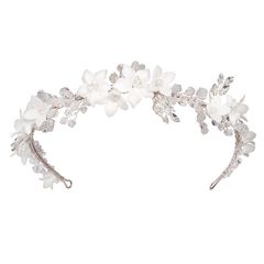 ATHENA COLLECTION - DAZZLING HEADBAND - AHB120 SILVER