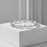 CUBIC ZIRCONIA COLLECTION - DAINTY VINE BRACELET - CZBR129
