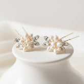 ATHENA COLLECTION - DIVINE PEARL HAIR PINS - (PAIR) PIN 47 GOLD