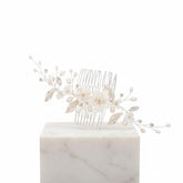 ATHENA COLLECTION - GRACEFUL VINE COMB HC234 SILVER