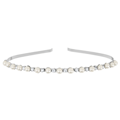 ATHENA COLLECTION - SIMPLY CHIC HEADBAND - AHB125 SILVER