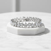 CUBIC ZIRCONIA COLLECTION - STARLET BRACELET - BR131 SILVER