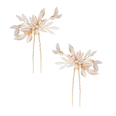 ATHENA COLLECTION - GLITZY GLAM HAIR PINS (PAIR) - PIN55 BLUSH PINK