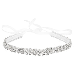 ATHENA COLLECTION - GLEAMING CRYSTAL BRIDAL BELT - BELT 44