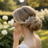 CUBIC ZIRCONIA COLLECTION - GLITZY GLAM HAIR COMB - HC233