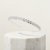 ATHENA COLLECTION - SHIMMERING HEADBAND - SILVER AHB129