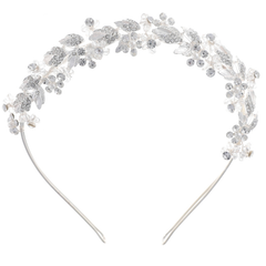 ATHENA COLLECTION - VINTAGE DREAM HEADBAND - AHB132 SILVER