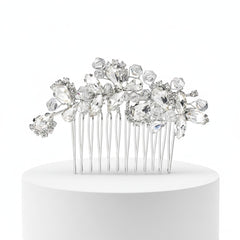 ATHENA COLLECTION - ETERNALLY CHIC COMB - SILVER HC240