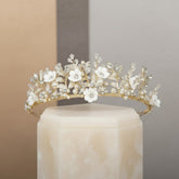 ATHENA COLLECTION - ALLURE LUXE TIARA - GOLD AHB140