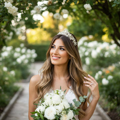 ATHENA COLLECTION - DIVINE TIARA - AHB139 ROSE GOLD