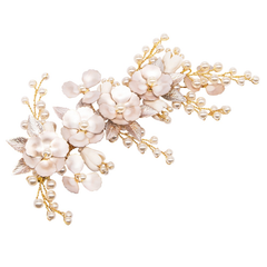 ATHENA COLLECTION - ENCHANTMENT FLORAL HEADPIECE - GOLD HC251