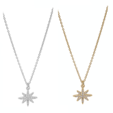 ATHENA COLLECTION STAR NECKLACE DUO - CZNK184