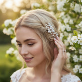ATHENA COLLECTION - SYMPHONY OF PEARL COMB - HC258 ROSE GOLD