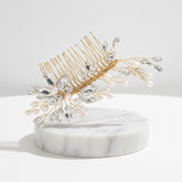 ATHENA COLLECTION - SYMPHONY OF PEARL COMB - HC258 GOLD