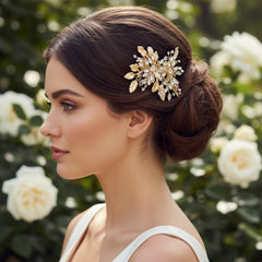 ATHENA COLLECTION - BEDAZZLE GOLD COMB - HC259 GOLD